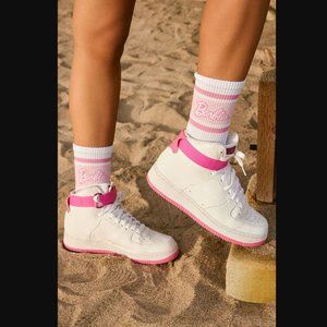 Barbie x Forever 21 | Barbie Varsity-Striped Crew Socks